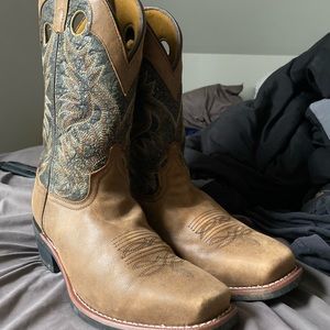 Laredo Square Toe Cowboy Boots 10.5EW